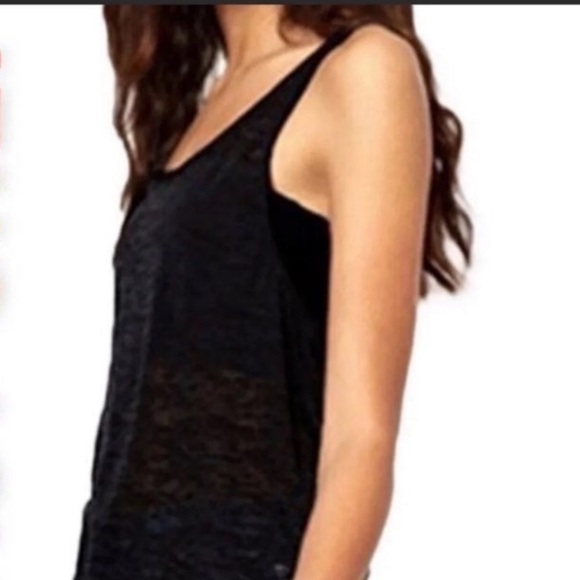 ❤️ BOUTIQUE WOMENS SIZE SMALL BLACK BURNOUT MUSCLE TANK - Picture 3 of 15